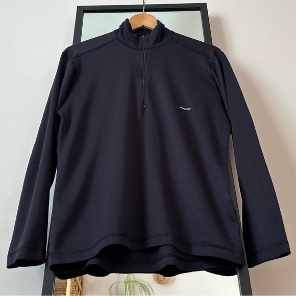 Vintage Y2K Patagonia 1/2 zip base layer sweater pullover gorpcore fleece - Picture 4 of 12